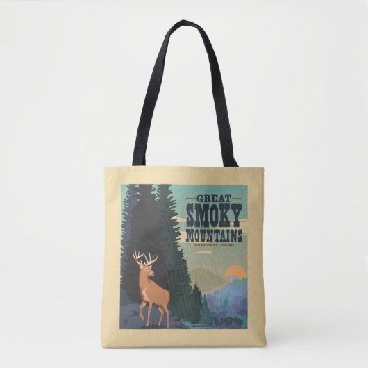 Great Smoky Mountains National Park Tote Bag (Voorkant)
