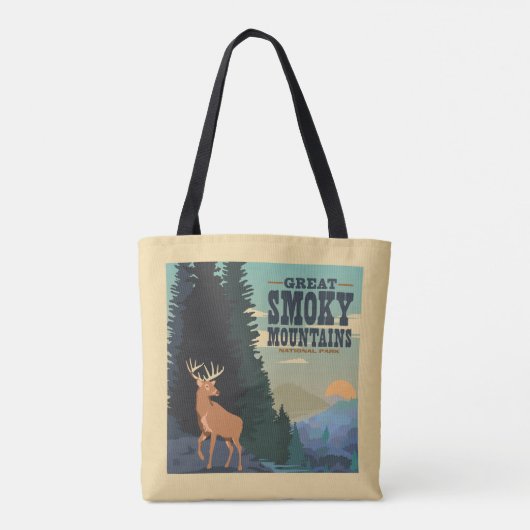 Great Smoky Mountains National Park Tote Bag (Achterkant)