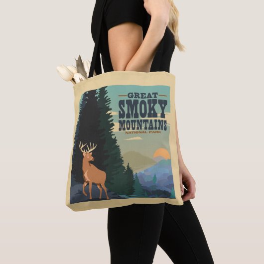 Great Smoky Mountains National Park Tote Bag (Dichtbij)