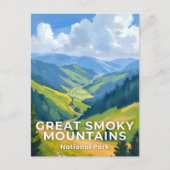 Great Smoky Mountains National Park Travel Briefkaart (Voorkant)