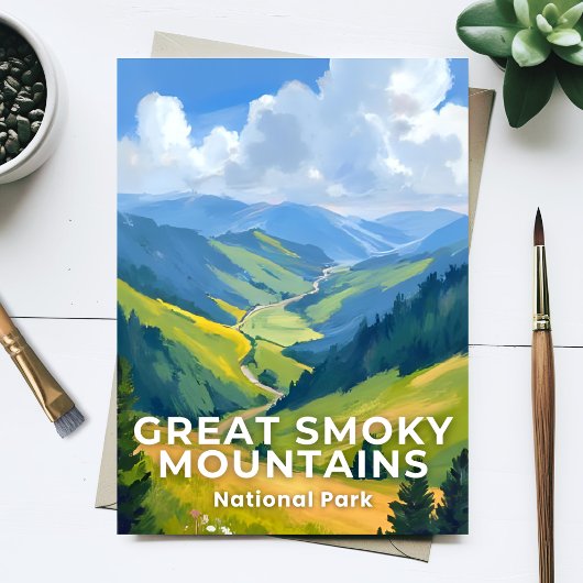 Great Smoky Mountains National Park Travel Briefkaart