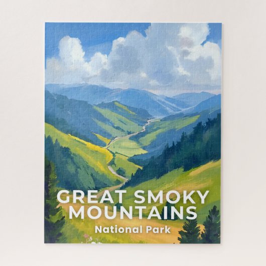 Great Smoky Mountains National Park Travel Legpuzzel (Verticaal)