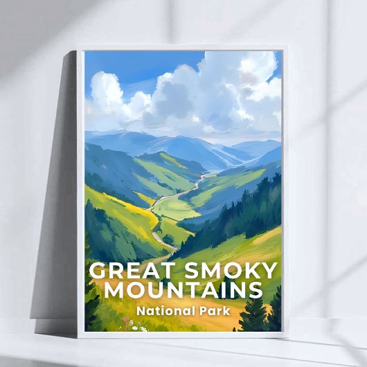 Great Smoky Mountains National Park Travel Poster