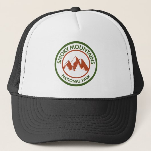 Great Smoky Mountains National Park Trucker Pet (Voorkant)