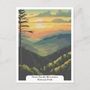 Great Smoky Mountains National Park, Verenigde Sta Briefkaart