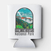 Great Smoky Mountains National Park Vintage Blikjeskoeler (Achterkant)