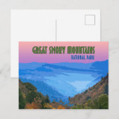 Great Smoky Mountains National Park Vintage Briefkaart (Voorkant / Achterkant)