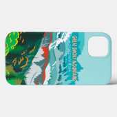 Great Smoky Mountains National Park Vintage Case-Mate iPhone Case (Achterkant (horizontaal))
