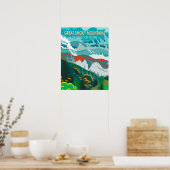 Great Smoky Mountains National Park Vintage Poster (Keuken)