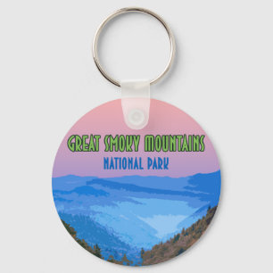 Great Smoky Mountains National Park Vintage Sleutelhanger