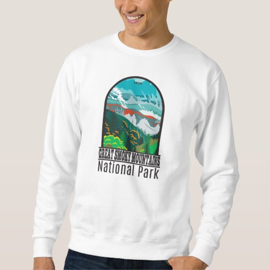 Great Smoky Mountains National Park Vintage Trui (Voorkant)