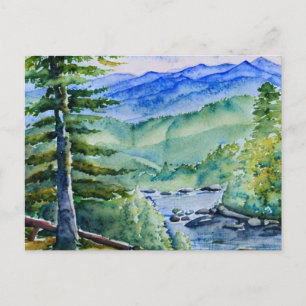 Great Smoky Mountains National Park Waterverf P Briefkaart