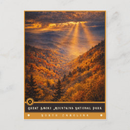 Great Smoky Mountains | NC Oude Ansichtkaart Briefkaart