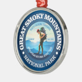 Great Smoky Mountains NP (Hiker C) Metalen Ornament (Links)