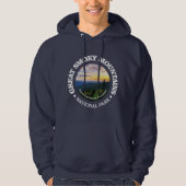 Great Smoky Mountains NP (rd)2 Hoodie (Voorkant)