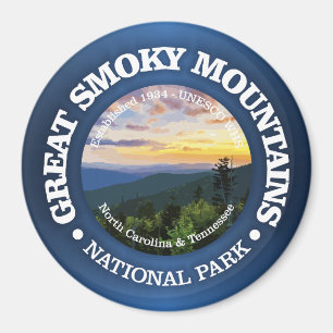 Great Smoky Mountains NP (rd)2 Magneet