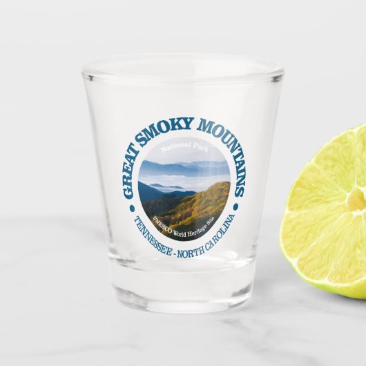 Great Smoky Mountains NP Shot Glas (Voorkant)