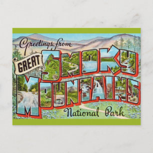 Great Smoky Mountains Park Briefkaart
