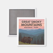 Great Smoky Mountains Park Magneet (Voorkant / Achterkant)