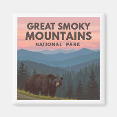 Great Smoky Mountains Park Magneet (Voorkant)
