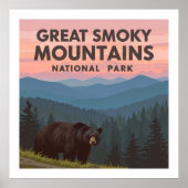 Great Smoky Mountains Park Poster (Voorkant)