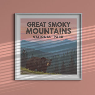  Great Smoky Mountains Park Poster
