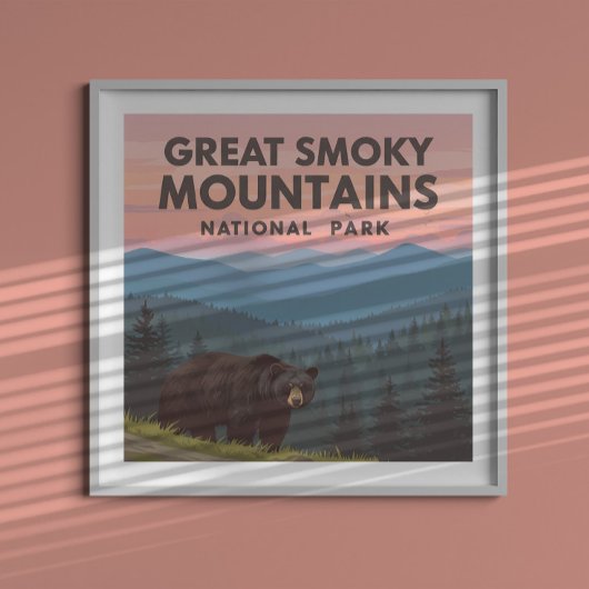 Great Smoky Mountains Park Poster