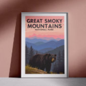  Great Smoky Mountains Park Poster