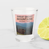Great Smoky Mountains Park Shot Glas (Voorkant)
