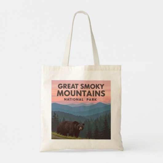  Great Smoky Mountains Park Tote Bag (Achterkant)