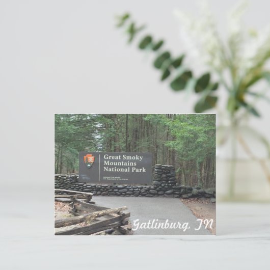 Great Smoky Mountains Postcard Briefkaart (Staand voorkant)