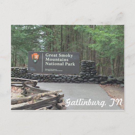 Great Smoky Mountains Postcard Briefkaart (Voorkant)