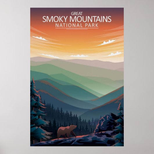 Great Smoky Mountains Poster (Voorkant)