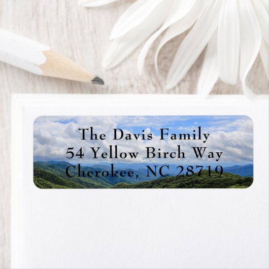 Great Smoky Mountains Return Address Label (Insitu)