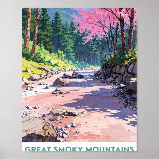Great Smoky Mountains, Schilderachtig Nationaal Pa Poster (Voorkant)