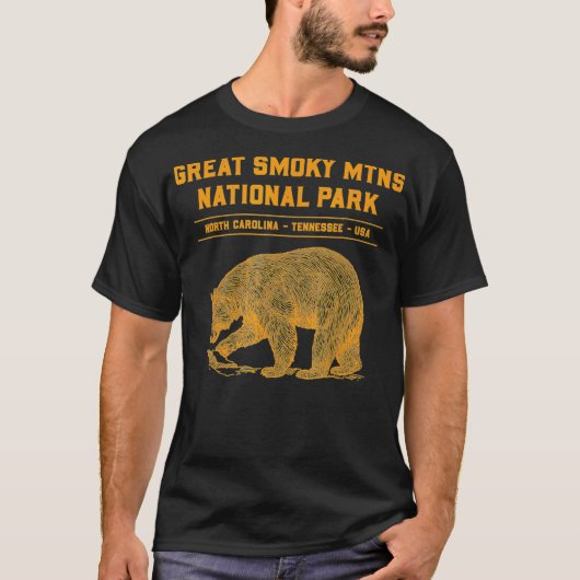 Great Smoky Mountains Shirt - National Park _1 (Voorkant)