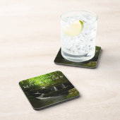 Great Smoky Mountains Stream Watefall Tremont Bier Onderzetter (Rechterzijde)