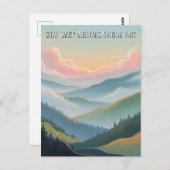 Great Smoky Mountains Travel Briefkaart (Voorkant / Achterkant)