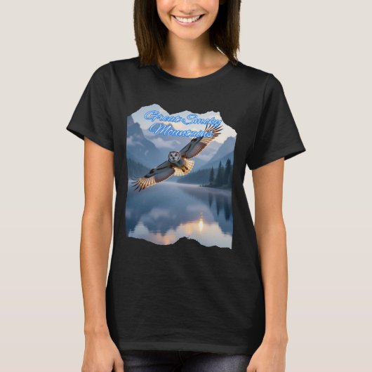 Great Smoky Mountains Uilen T-shirt (Voorkant)