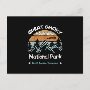 Great Smoky Mountains US National Park Camping Briefkaart