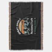 Great Smoky Mountains US National Park Camping Deken (Voorkant Verticaal)