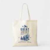 Great Smoky Mountains Vintage Bear – Souvenirs Tote Bag (Voorkant)