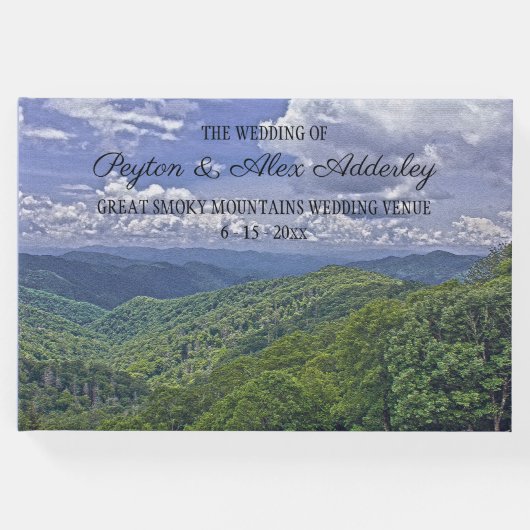 Great Smoky Mountains Weddenschap Gastenboek (Voorkant)