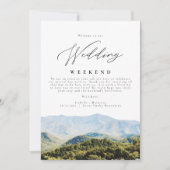 GREAT SMOKY MOUNTAINS Weddenschap Welkomstroute Kaart (Voorkant)