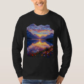 Great Smoky Mountains zonsondergang T-shirt (Voorkant)