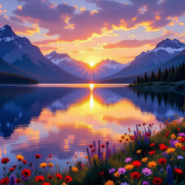 Great Smoky Mountains zonsondergang T-shirt