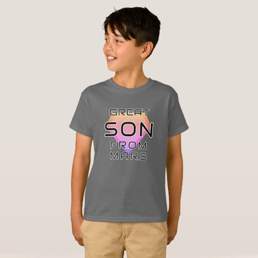 Great Son From Mars T-shirt (Voorkant volledig)