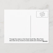 Great South Bay op Blue Point, NY Briefkaart (Achterkant)