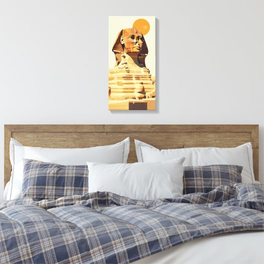 Great Sphinx Canvas Afdruk (Insitu (Slaapkamer))