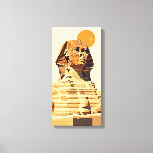 Great Sphinx Canvas Afdruk (Voorkant)